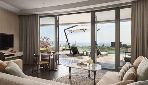 Habitación, vistas al mar