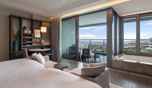 Suite, 1 cama de matrimonio grande, habitaciones comunicadas, vistas al mar