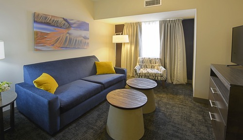 Suite, 2 habitaciones, bañera accesible, cocina (Hearing)