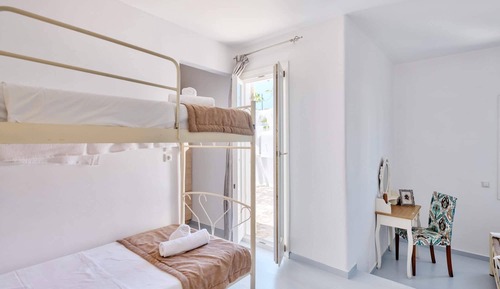 Habitación cuádruple, vistas al jardín