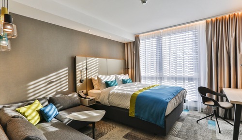 Habitación estándar, 1 cama de matrimonio con sofá cama