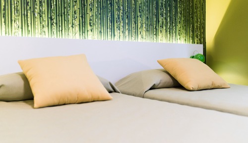 Habitación con 1 cama doble o 2 individuales