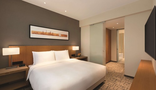 Habitación, 1 cama de matrimonio grande con sofá cama