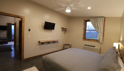 Chalet Deluxe, 1 cama de matrimonio grande, accesible para personas con discapacidad, vistas al lago