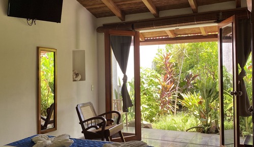 Habitación, 1 cama de matrimonio, vistas al jardín