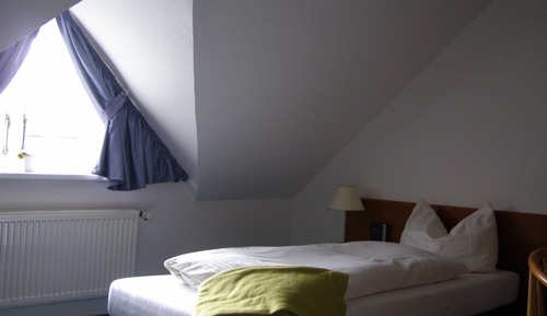 Habitación individual, vistas al parque