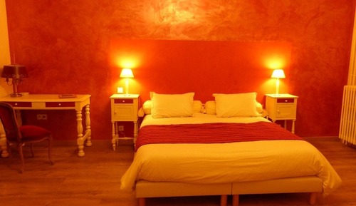 Habitación de lujo doble, baño privado (Vue sur vignes - Vanille)