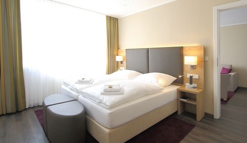 Habitación familiar, vistas al jardín