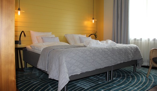 Habitación estándar doble, vistas al mar, mirando al mar (Badhotellet)