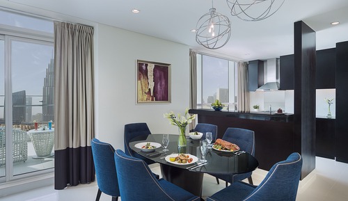 Suite Deluxe, 3 habitaciones (Burj Khalifa View)