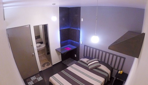 Habitación de diseño, 1 cama doble, accesible para personas con discapacidad, patio