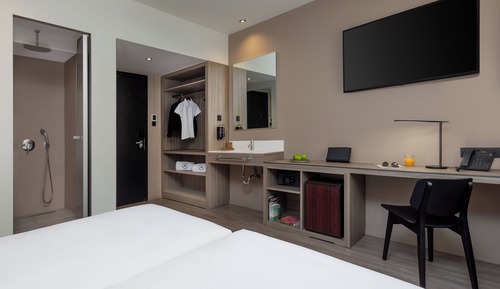 Habitación con 1 cama doble o 2 individuales