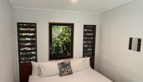 Cabaña básica, 1 cama de matrimonio grande