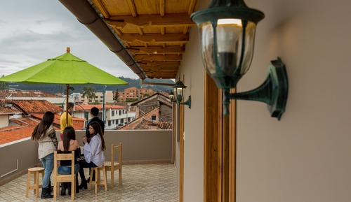 Habitación cuádruple familiar, terraza