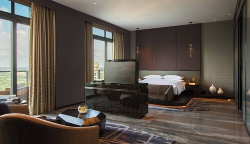 Suite presidencial, 1 cama de matrimonio grande, vistas al campo de golf