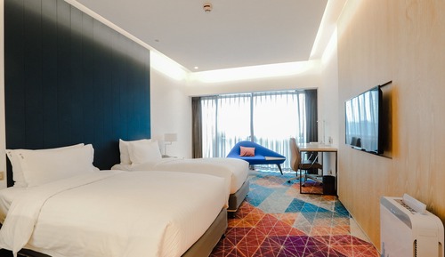 Habitación estándar, 2 camas individuales, balcón