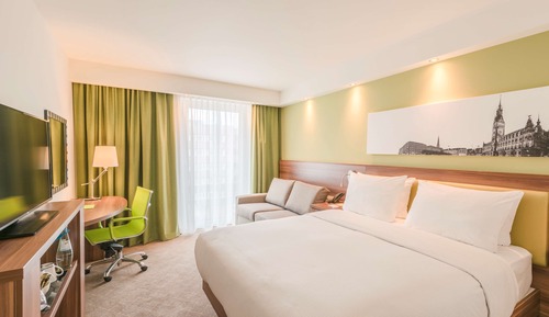 Habitación, 1 cama de matrimonio con sofá cama