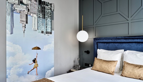 Suite, 1 cama de matrimonio con sofá cama