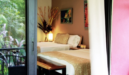 Habitación familiar, en la zona del jardín