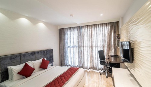Estudio estándar, 1 cama doble, baño privado, vistas a la ciudad