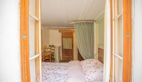 Habitación romántica doble, baño privado (Tilleul Baldaquin)