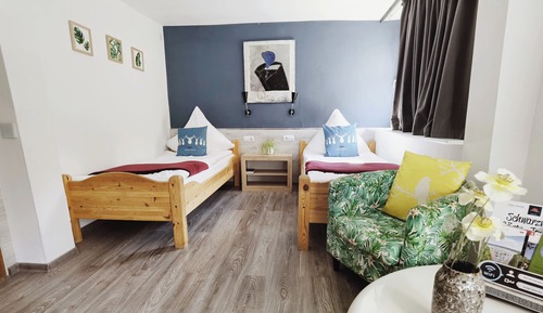 Habitación con 2 camas individuales