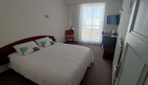 Habitación Confort doble, 1 cama doble, vistas al mar