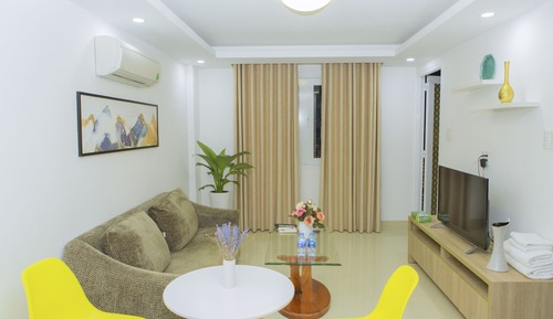 Apartamento familiar, 1 habitación, fumadores, vistas al jardín