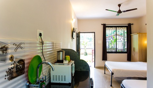 Habitación Deluxe doble, 1 cama doble, vistas al jardín, en la zona del jardín