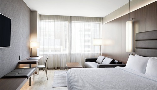Habitación, 1 cama de matrimonio grande con sofá cama