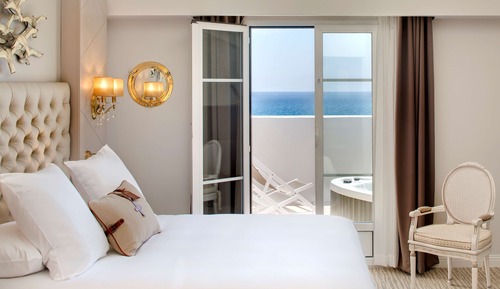 Suite, 1 cama de matrimonio grande, accesible para personas con discapacidad, vistas al mar