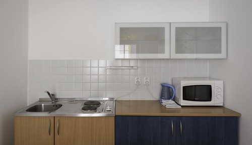 Apartamento exclusivo, 1 habitación, terraza, junto a la piscina (Kitchen)