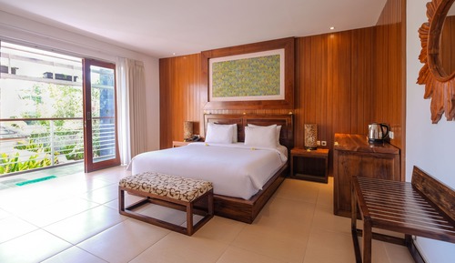 Habitación doble, vistas al jardín