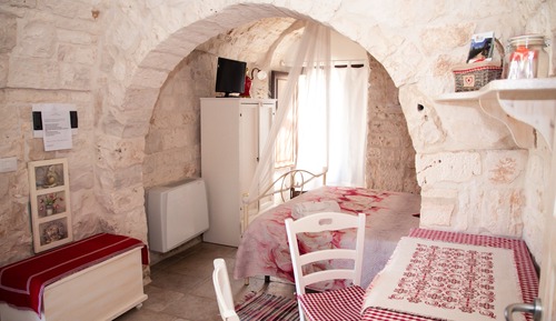 Habitación romántica doble, 1 habitación, frigorífico (Il pepe)