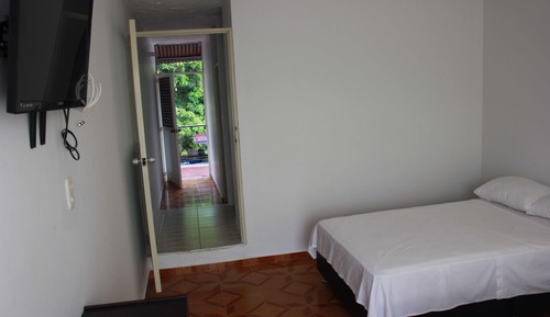 Habitación familiar, 2 habitaciones, baño privado, vistas al lago (10 People)