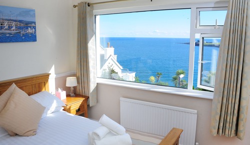 Habitación panorámica doble, vistas al mar (Room 7)