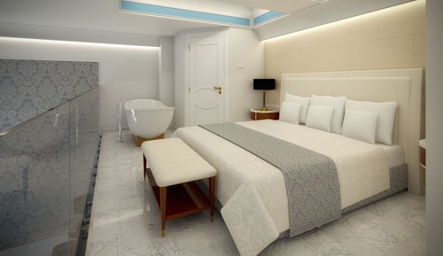Dúplex, 1 cama de matrimonio grande, no fumadores, vistas parciales al mar