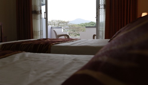 Habitación Deluxe doble, balcón, vistas a la montaña