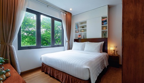 Suite ejecutiva, 1 habitación, cocina, vistas a la ciudad