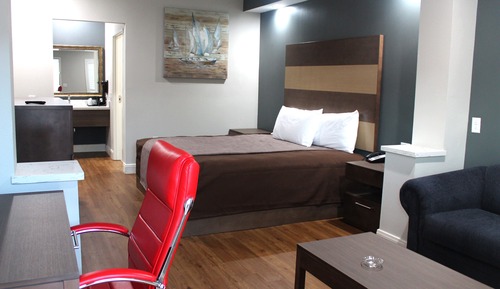 Habitación estándar, 1 cama de matrimonio grande, fumadores, frigorífico y microondas