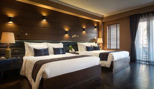 Habitación familiar, balcón