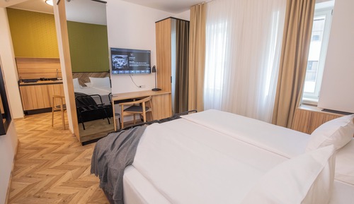 Habitación Confort con 1 cama doble o 2 individuales