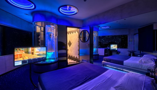 Suite estudio junior, 1 cama de matrimonio grande