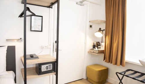 Habitación individual económica, baño privado