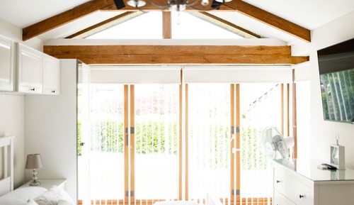 Bungalow, baño privado