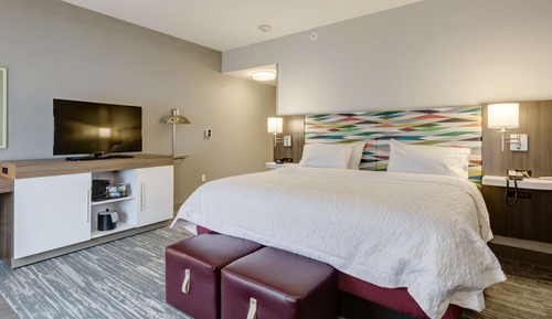Estudio, 1 cama de matrimonio grande, no fumadores (Mobility & Hearing, Roll-in Shower)