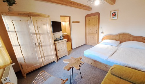 Habitación estándar doble, en la zona del patio