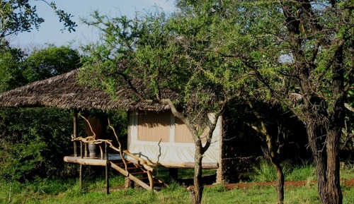 Tienda, vistas al jardín (Tented Chalet)