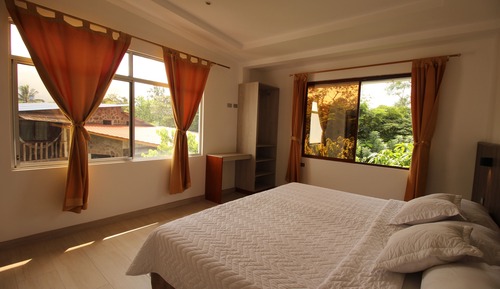 Suite familiar, 2 habitaciones, vistas al jardín