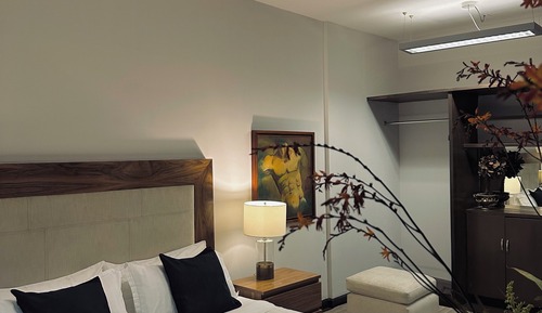 Apartamento exclusivo, 1 cama de matrimonio grande, cocina básica, vistas a la ciudad
